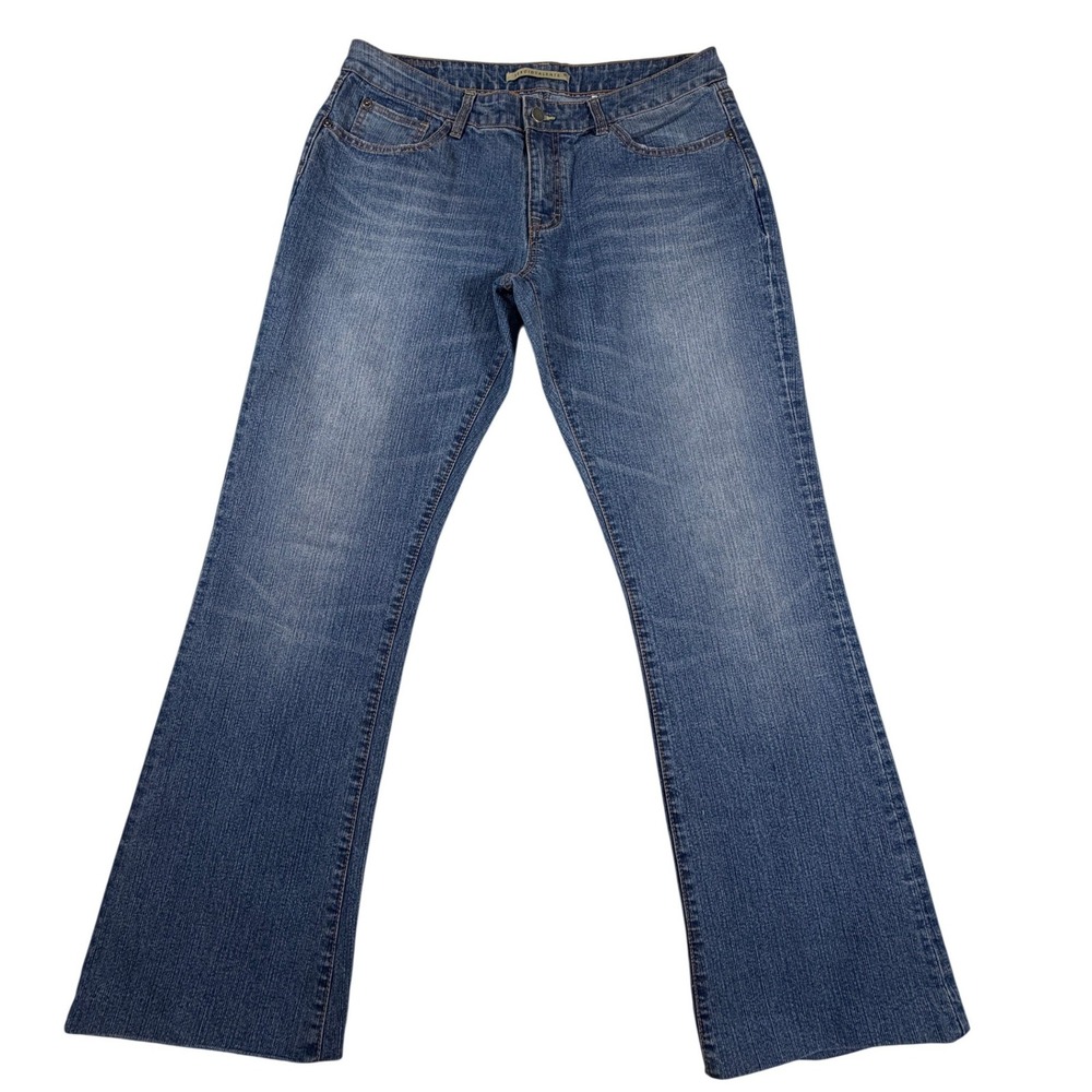 Sergio Valente Womens Bootcut Flare Jeans Blue Medium Wash Stretch Size 12  (34)